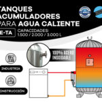 TANQUES ACUMULADORES PARA AGUA CALIENTE